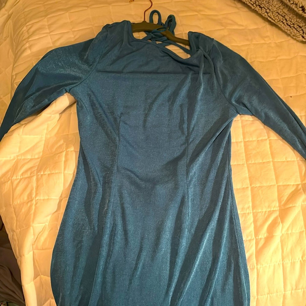 Lioness blue mini dress size 4